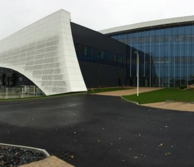 Construction d’un bâtiment de bureaux sur la commune de Guipavas de 15500m² (10800m² d’entrepôt et 4700m² de bureaux). Travaux de Plomberie sanitaire, installation RIA (Réseau d’Incendie Armé)